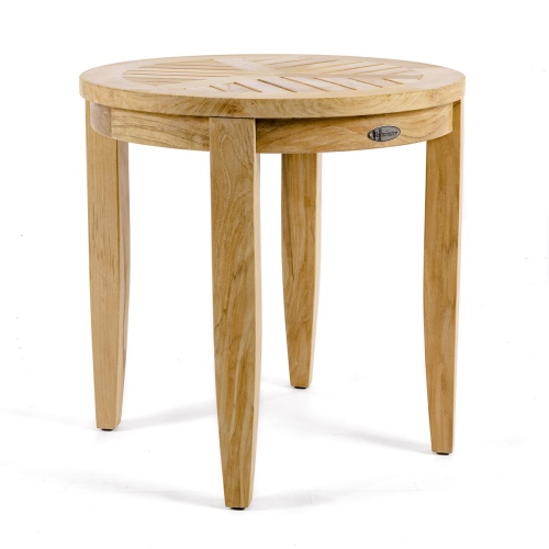 14140  laguna teak side table on white background