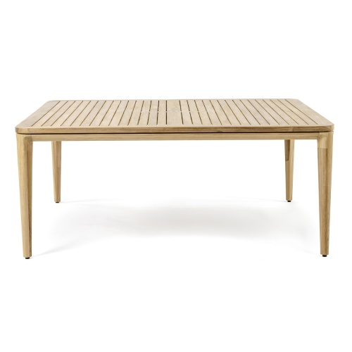 15075 Veranda 6 foot Square Table angled side view on white background