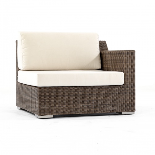 31004SG Malaga Left Side Sectional with cushions in angled front view on white background