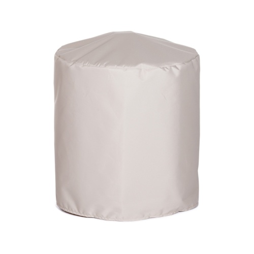 60723 Vogue 30 inch Square Table Top and Base Combo Set side view on white background 