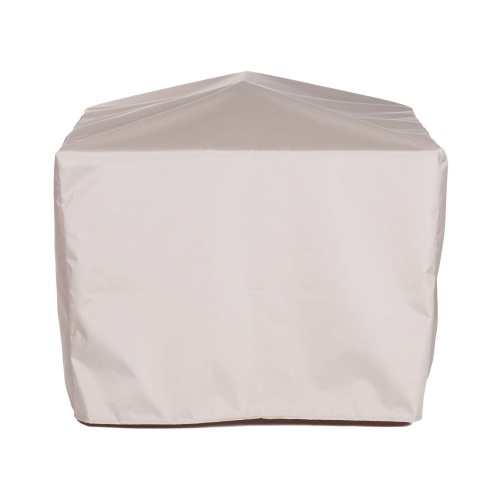 63955BO Swinging Bench Only Cover for 13955BO Swinging Teak Bench side view on white background 