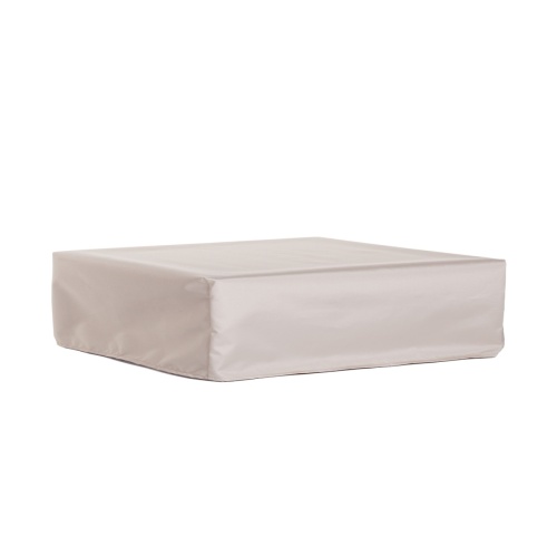 68800 Maya Coffee Table Cover shown on the Maya Teak Coffee Table on a white background