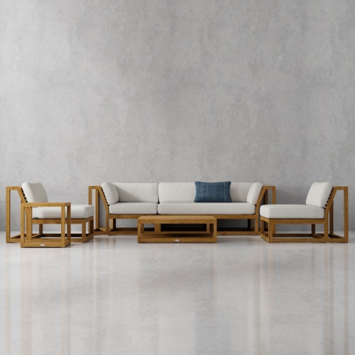 70232 Maya 6 pc Sofa Set  in front view on a white background