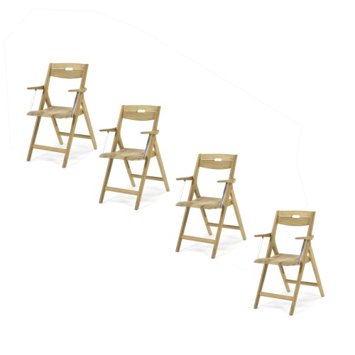 70888 Surf Dining Chair Set of 4 on white background