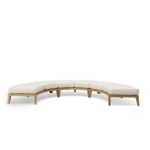 image of 70932 Kafelonia 3 piece Backless Sofa Sectional set on white background