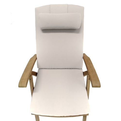 image of 72569SBMTO canvas color seat and back cushion on a Barbuda Recliner