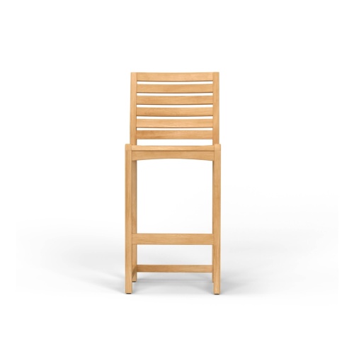 11812 Somerset Side Barstool in side profile view of chair back on a white background