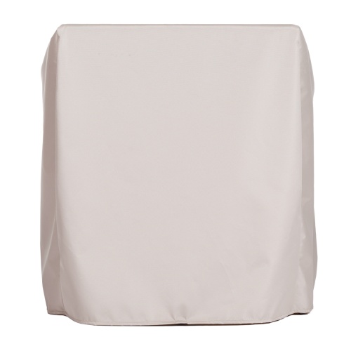62152DP Laguna Lounge Chair Cover for 12152DP Somerset Teak Backless Bar Stool side view on white background 