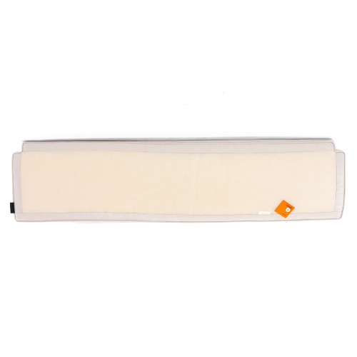 71051MTO Sunbrella Bench Cushion 4 foot canvas color bottom view on white background