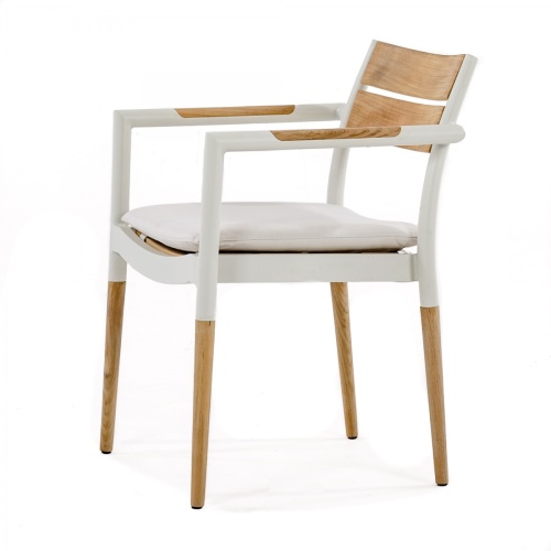 Image of 72916MTO canvas color cushion on Bloom chair seat 