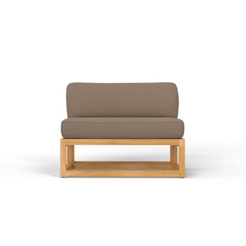 11800DP Maya Slipper Chair in front view on white background
