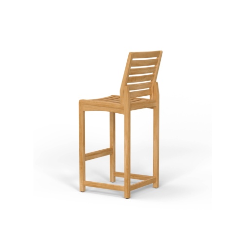 11812 Somerset Side Barstool in angled view of chair back on a white background