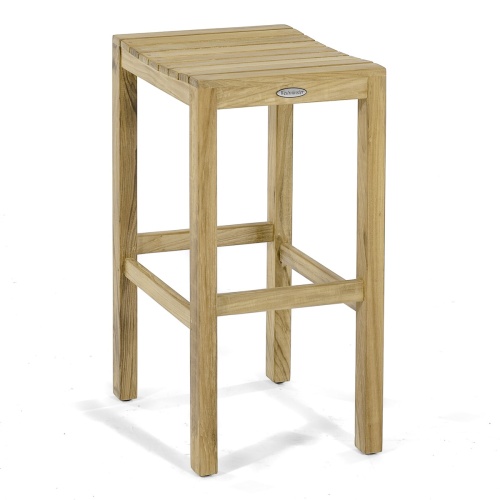 12110 somerset backless barstool angled view on white background