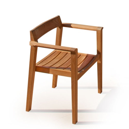 12901ST Horizon Dining Chair side angled view on white background