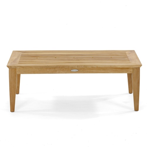 teak modern indoor coffee table