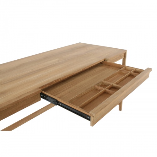 wooden desks with drawers
