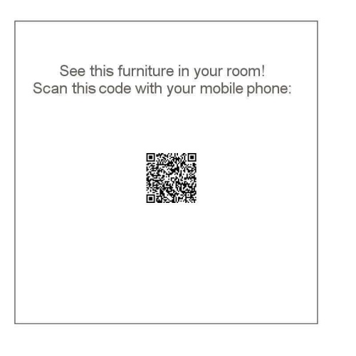 15900 Horizon Rectangular Extension Table AR QR View on white background