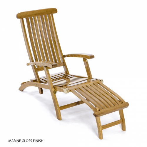 Outside teakwood steamer chairs