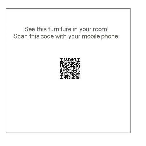 16765DP Aman Dais Corner Sectional AR QR Code on white background