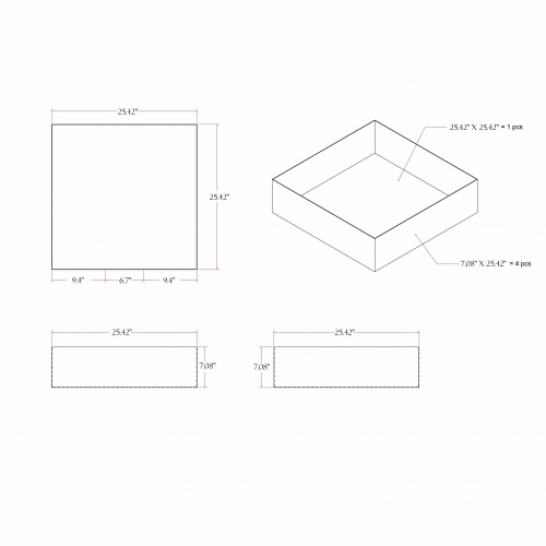 metal trash can insert