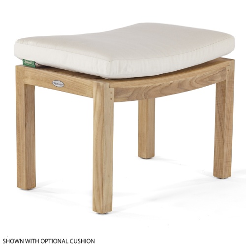 18625 Pacifica Stool angled view with optional canvas color cushion on white background