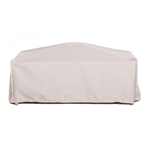 65025 Vogue Rectangular Extension Table Cover for 25025 Vogue Extension Rectangular Table side view on white background