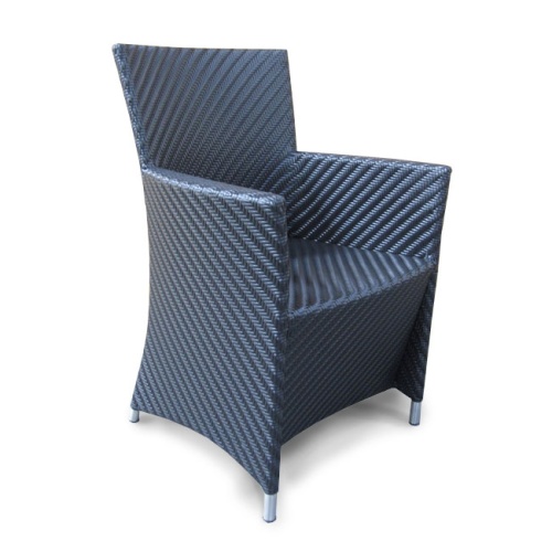 70262 Valencia Wicker dining armchair on white background