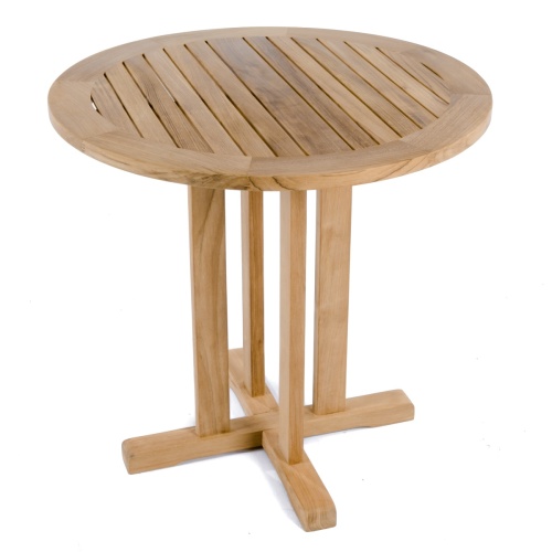 70655 Veranda Bistro round 30 inch diameter table angled view on white background
