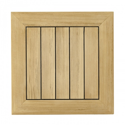 marine sealed teakwod square table top