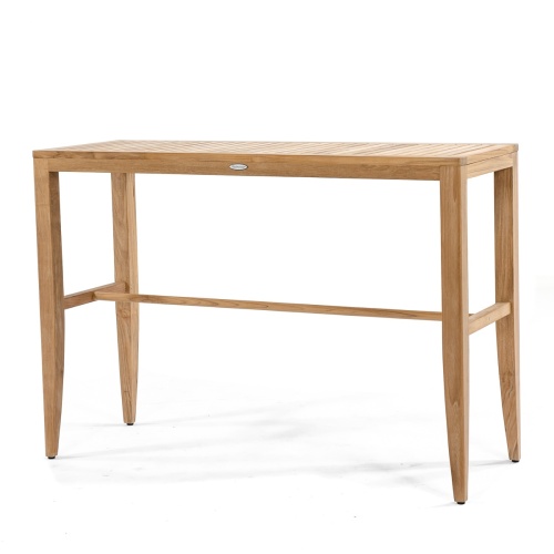 70684 Laguna teak bar table side view on white background