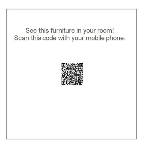 70809 Grand Laguna 15 pc Teak Dining Set of a Grand Laguna Teak 11 ft Table and 2 Dining Armchairs and 12 Side Chairs AR QR Code on white background