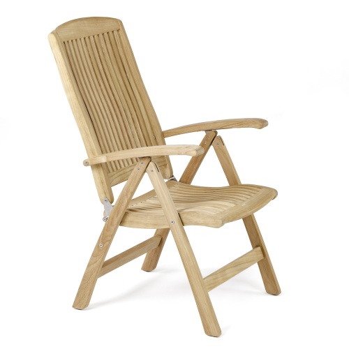 70894 Barbuda Recliner Chair side angled view on white background