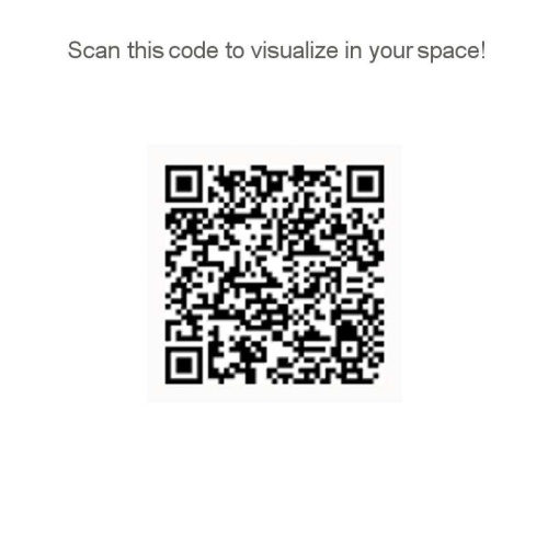 70934 Kafelonia 4 piece Curved Sofa Sectional Set AR QR Code on a white background