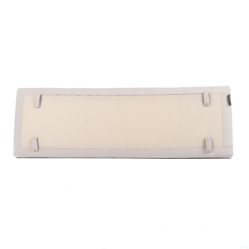 71041MTO canvas color 4 foot Backless Bench Cushion bottom view on white background