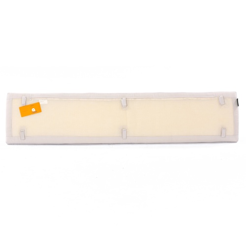 71043MTO canvas color 6 foot Backless Bench Cushion bottom view on white background