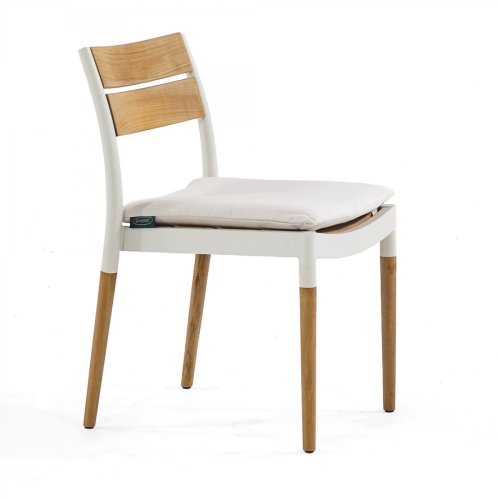 Image of 72916MTO canvas color cushion on Bloom chair seat 