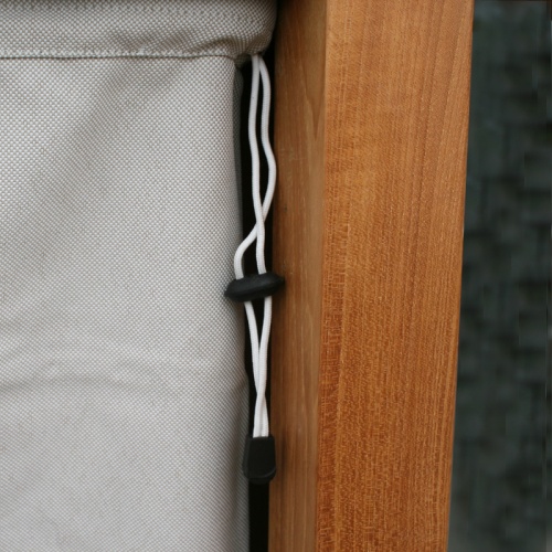 78165CV Laundry Bag Retrofit for Teak Palazzo Series Receptacles closeup of drawstring cord 