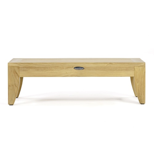 14314 aman dais teak side table side view on white background
