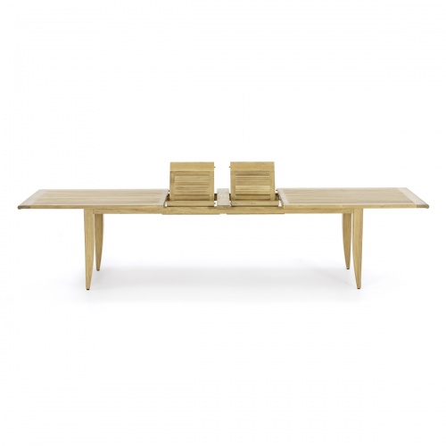teak dining table long