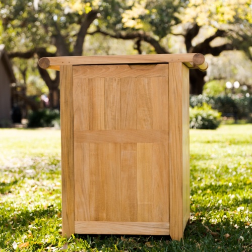 Wooden Outdoor Laundry Hamper
