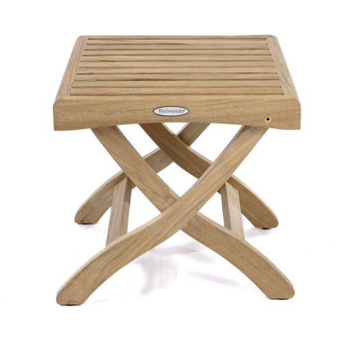 18600 Barbuda Ottoman Side Table side view on white background