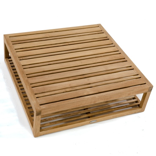 18800 maya teak coffee table angled view on white background