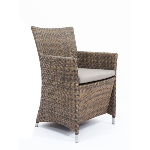 29001SGDP Valencia Summer Grass Armchair with seat cushion angled right side on white background