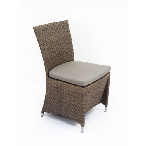 70244 Montserrat Valencia Dining Side Chair with optional seat cushion side angled view on white background 