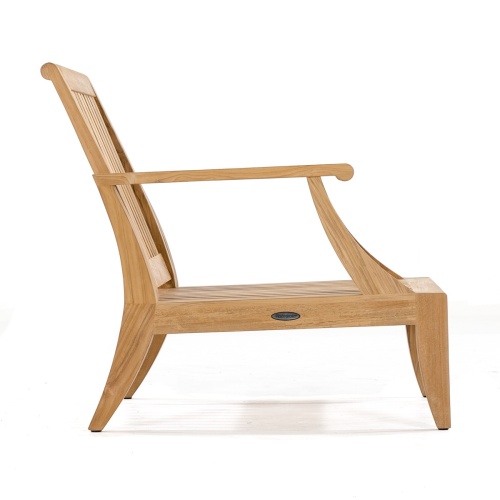70269 Laguna 3 pc Lounge Set of 2 Laguna Lounge Chairs and a Side Table in angled back view on a white background
