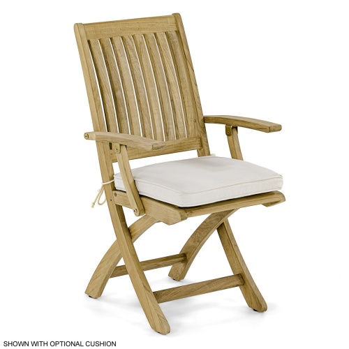 Folding Teakwood Armchairs