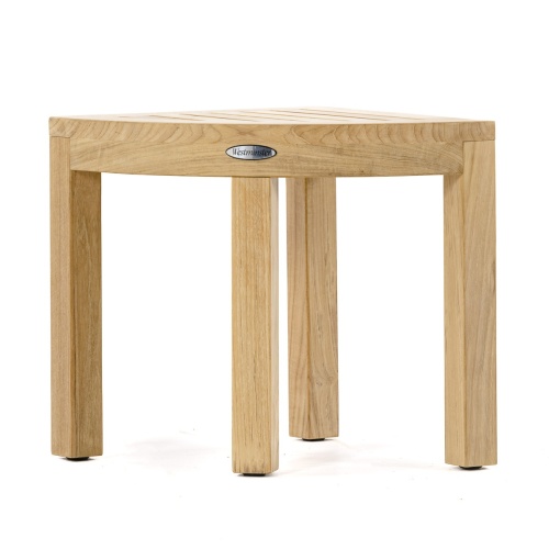 18818 Pacifica Corner Spa Stool side view on white background