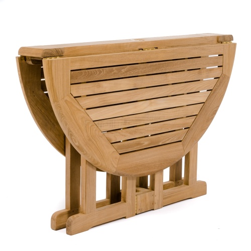 12196 Sussex Teak Chair angled and stacked 4 high on white background