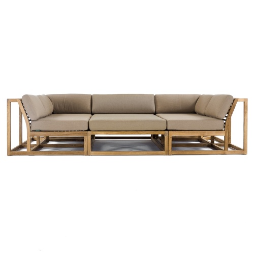 70274 Maya 3pc Daybed with cushions front angled view on white background