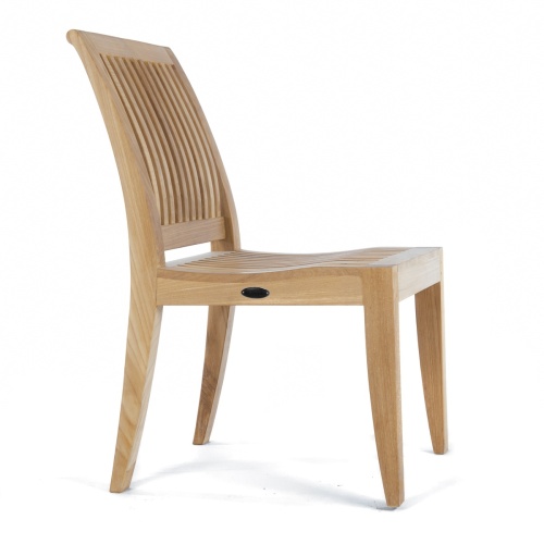 70436 Grand Pyramid side chair back angled on white background